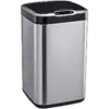Сенсорне відро для сміття JAH 7 л квадратне срібний металік з внутрішнім відром