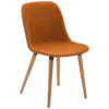 Стілець Tilia Shell-N Pad ніжки букові, сидіння з тканининою knit-45