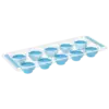 Форма для льоду силіконова синя