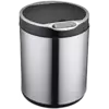 Сенсорне відро для сміття JAH 6 л кругле срібний металік з внутрішнім відром