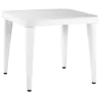 Стіл Tilia Osaka 90x90 см ніжки пластикові біла слонова кістка