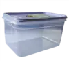 Контейнер Flexy Box прямокутний 1,3 л прозорий кришка бузкова Irak Plastik