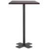 База стола Oxo bar base 45x45x110 см катафорез матова чорна Papatya