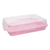 Тортовниця прямокутна рожева